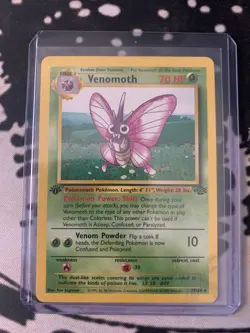 Venomoth 29/64 Rare Jungle Pokemon NM - Image 1