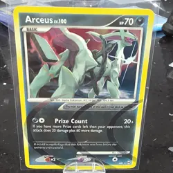NM!! Pokemon Arceus AR1 Arceus Set Holo Rare - Image 1