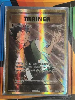 Pokemon TCG XY Evolutions Full Art Trainer Brock's Grit 107/108 - Image 2