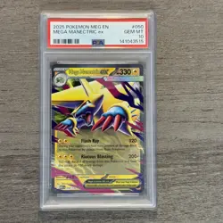 2025 Pokemon Mega Evolutions Mega Manectric ex PSA 10 - Image 1