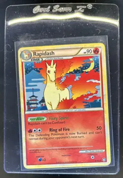 2010 Pokemon HeartGold & SoulSilver Triumphant Rapidash Holo #8/102 - Image 1