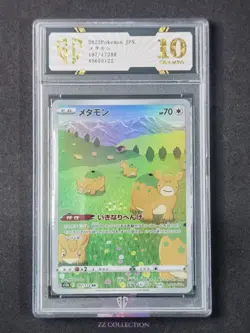 2022 Pokemon TCG Japanese Ditto s12a 197/172 AR VSTAR Universe Holo #5122 SC 10 - Image 1