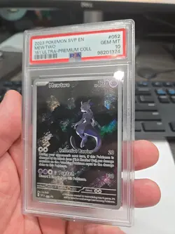 2023 POKEMON SVP EN-SV BLACK STAR PROMO 151 ULTRA-PREM COLL #052 MEWTWO PSA 10 - Image 2