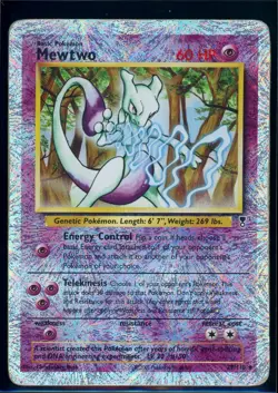 Pokemon LEGENDARY COLLECTION - #29/110 Mewtwo - Reverse Holo - ENG - Damaged - Image 1