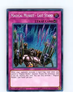 Yu-Gi-Oh TCG Magical Musket - Last Stand SPWA-EN028 1st Edition Secret Rare NM - Image 1