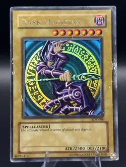 Yugioh Dark Magician SDY-006 1st Edition! English ULTRA RARE - DMG - Image 1