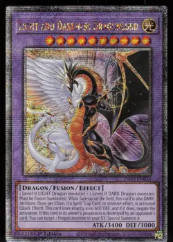 Light and Darkness Dragonlord (Quarter Century Secret Rare) INFO-EN034 Yu-Gi-Oh - Image 1