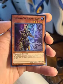 Yugioh Legendary Six Samurai - Kizan SPWA-EN010 1st Super Rare - Image 1