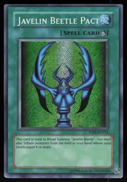 Javelin Beetle Pact (Secret Rare) PP01-EN012 Secret Rare Yu-Gi-Oh - Image 1