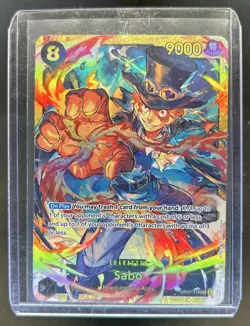 2024 One Piece 500 Years in the Future Sabo Secret Rare #OP07-118 - Image 1