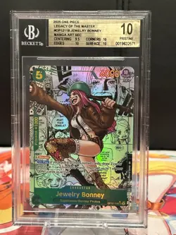 2025 One Piece Legacy of The Master OP12118 Jewelry Bonney Manga BGS 10 PRISTINE - Image 3