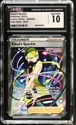 ELESA'S SPARKLE Fusion Strike Holo Rare #260 CGC 10 Pokemon [Nostalgium] - Image 1