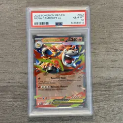 2025 Pokemon Mega Evolutions Mega Camerupt ex PSA 10 - Image 1