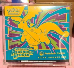 🔥POKEMON CENTER Ascended Heroes Elite Trainer ETB Acrylic Case - Image 1