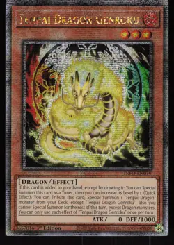 Tenpai Dragon Genroku (Quarter Century Secret Rare) INFO-EN019 Yu-Gi-Oh - Image 1