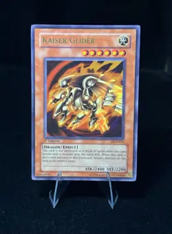 Yugioh Kaiser Glider DCR-051 Dark Crisis Ultra Rare 1st Edition - NM- - Image 1