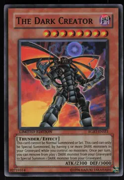 The Dark Creator RGBT-ENSE1 Super Rare Yu-Gi-Oh - Image 1