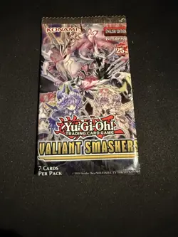 2023 YU-GI-OH 1st Edition Valiant Smashers Booster Pack x 1 - Image 1
