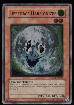 Lifeforce Harmonizer (UTR) CRMS-EN026 Ultimate Rare Yu-Gi-Oh - Image 1