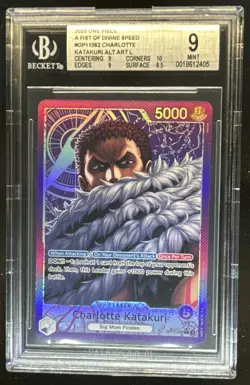 2025 One Piece Charlotte Katakuri Leader Alternative Art #OP11-062 BGS 9 - Image 1