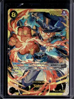 2024 One Piece 500 Years in the Future Sabo Secret Rare #OP07-118 - Image 1