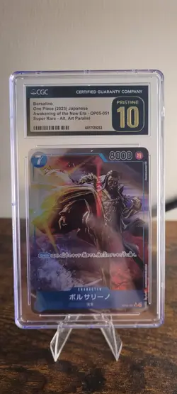One Piece Borsalino Alternate Art OP05-051 Super Rare CGC 10 Japanese 2023 - Image 1