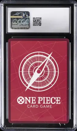2025 ONE PIECE JPN A FIST OF DIVINE SPEED LEADER ALT ART PARALLEL KOBY CGC 9 - Image 2