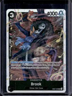 2024 One Piece Memorial Collection Brook Super Rare #EB01-046 - Image 1