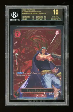 2025 One Piece Carrying on His Will #OPO0-OO9 Benn.Beckman SP BGS BLACK LABEL 10 - Image 1