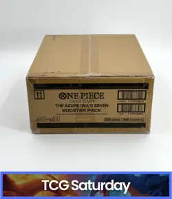 ONE PIECE OP14-EB04 TCG THE AZURE SEAS SEVEN BOOSTER BOX CASE SEALED - Image 1