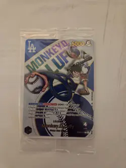 Monkey.D.Luffy (010) (Dodgers x ONE PIECE) EB02-010 One Piece Promotion Cards - Image 1