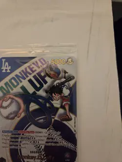 Monkey.D.Luffy (010) (Dodgers x ONE PIECE) EB02-010 One Piece Promotion Cards - Image 3