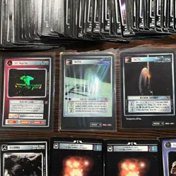 400+ Star Trek CCG Blaze of Glory Card Expansion Lot With Rares Duplicates Foils - Image 4