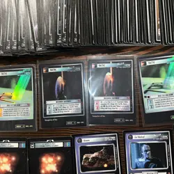 400+ Star Trek CCG Blaze of Glory Card Expansion Lot With Rares Duplicates Foils - Image 5