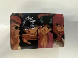 Yu Yu Hakusho playing poker cards 54 deck in Case Anime Vintage Collectible - Image 1