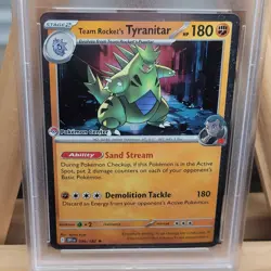 Team Rockets Tyranitar Pokemon Center #096 PSA 5 Stamped Promo Graded Card - Image 2