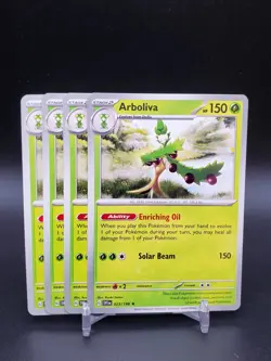 4x Arboliva 023/198 Scarlet & Violet Base Playset Non Holo Rare Pokemon Card - Image 1