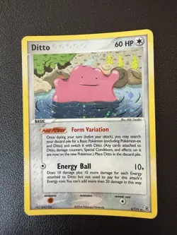 Pokemon Ditto 4/112 EX FireRed & LeafGreen Holo Rare Basic 60 HP 2004 Card - Image 1