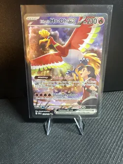 Ethan's Ho-Oh ex Full Art Special Illustration Rare Holo Card 230/182 Sv10 - Image 1
