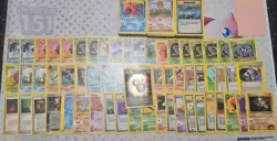 vintage Pokemon card lot MP/DMG c,un Holo, rare, Shadowless, 1st ed 200+ - Image 1