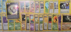 vintage Pokemon card lot MP/DMG c,un Holo, rare, Shadowless, 1st ed 200+ - Image 3