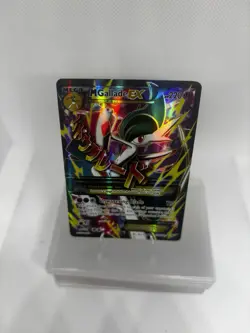 Pokemon TCG Holo Ultra Rare M Gallade EX Full Art XY Roaring Skies 100/108 Card - Image 2