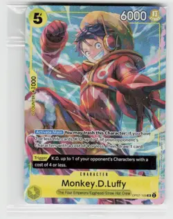 One Piece Promotion Cards #OP07-109 Monkey.D.Luffy (Illustration Box Vol.3) - Image 1