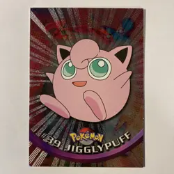 JIGGLYPUFF #39 Pokemon Card TCG FOIL Topps TV Animation - Image 1