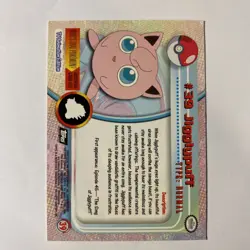 JIGGLYPUFF #39 Pokemon Card TCG FOIL Topps TV Animation - Image 2