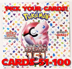Pokemon 151 Japanese - FREE Shipping from US! - Cards 51-100 - Pick Your Card! - Image 1