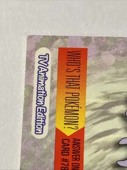 TANGELA #114 Pokemon Card TCG FOIL Topps TV Animation - Image 5