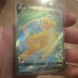 Pokemon Dragonite V Full Art Ultra Rare Holo 076/078 Pokemon GO Card - Image 1