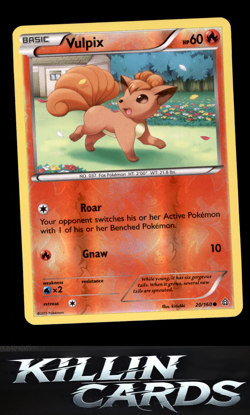 Reverse Holofoil Vulpix 20/160 Pokemon Common XY - Primal Clash Card NM - Image 1