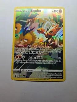 Galarian Zapdos SWSH283 Pokemon TCG Sword & Shield Promo Card NM - Image 1
